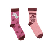 2 pairs of organic cotton socks with dinosaur design – sustainable, comfortable and skin-friendly